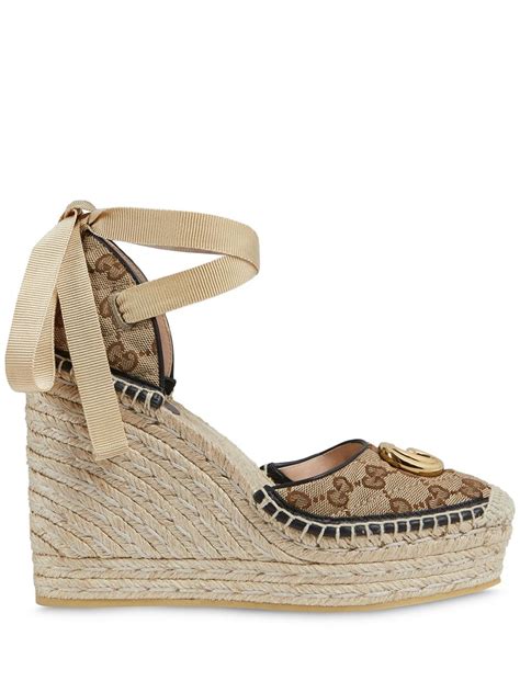 espadrille shoes gucci|Gucci espadrilles farfetch.